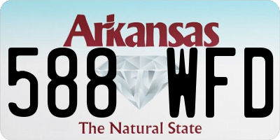 AR license plate 588WFD