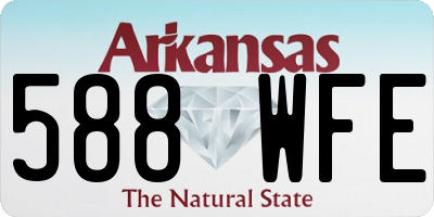 AR license plate 588WFE