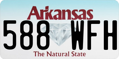 AR license plate 588WFH