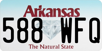 AR license plate 588WFQ