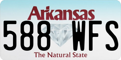 AR license plate 588WFS