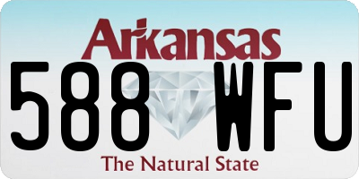 AR license plate 588WFU