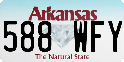 AR license plate 588WFY