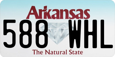 AR license plate 588WHL