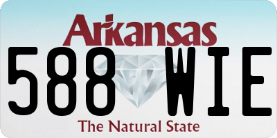 AR license plate 588WIE