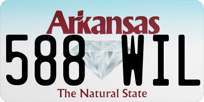 AR license plate 588WIL