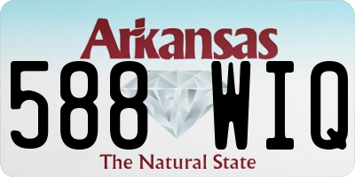 AR license plate 588WIQ