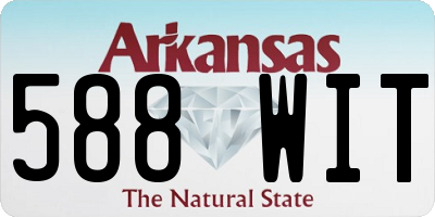 AR license plate 588WIT