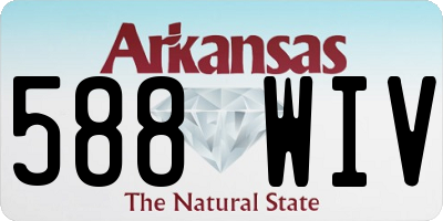 AR license plate 588WIV