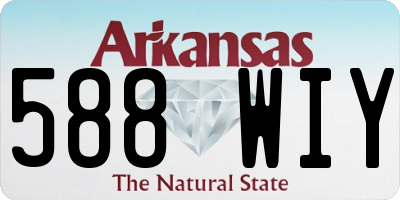 AR license plate 588WIY