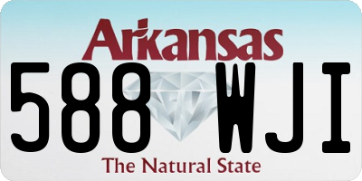 AR license plate 588WJI