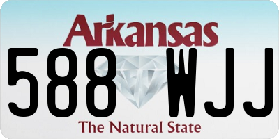 AR license plate 588WJJ
