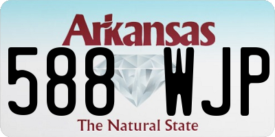 AR license plate 588WJP