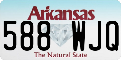 AR license plate 588WJQ