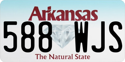 AR license plate 588WJS