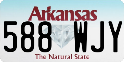 AR license plate 588WJY