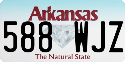 AR license plate 588WJZ