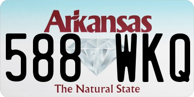 AR license plate 588WKQ