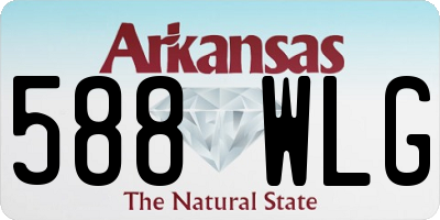 AR license plate 588WLG