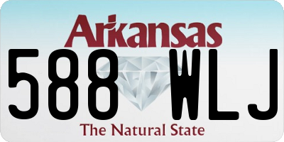 AR license plate 588WLJ