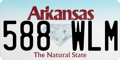 AR license plate 588WLM