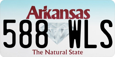 AR license plate 588WLS