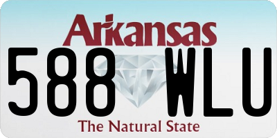 AR license plate 588WLU