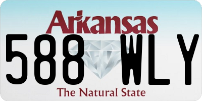 AR license plate 588WLY