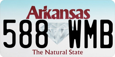 AR license plate 588WMB