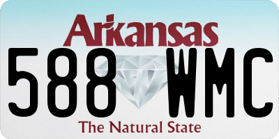 AR license plate 588WMC