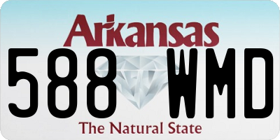 AR license plate 588WMD