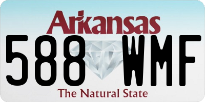 AR license plate 588WMF