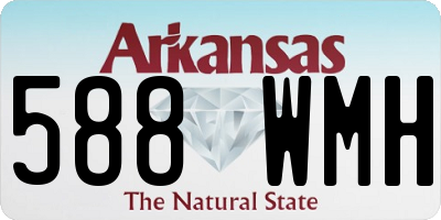 AR license plate 588WMH
