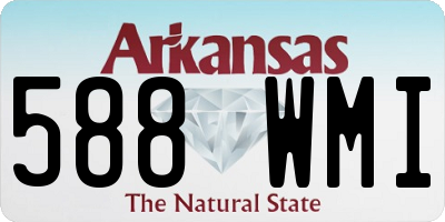 AR license plate 588WMI