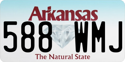 AR license plate 588WMJ