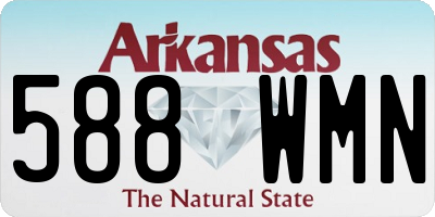 AR license plate 588WMN