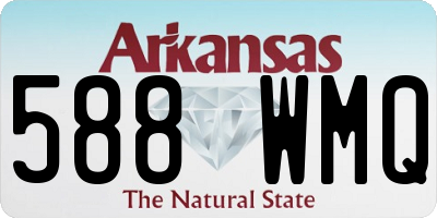 AR license plate 588WMQ