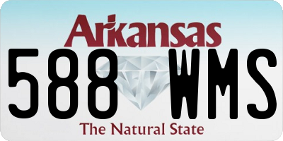 AR license plate 588WMS