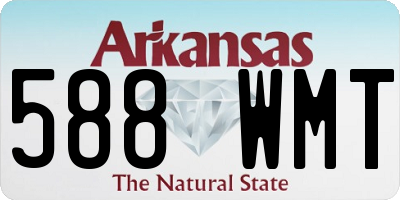 AR license plate 588WMT