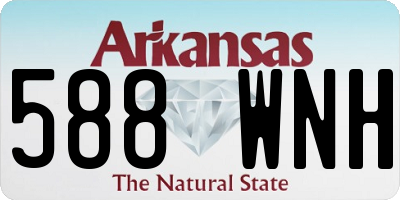 AR license plate 588WNH