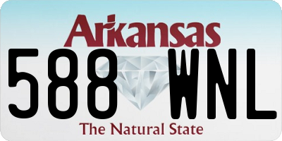 AR license plate 588WNL