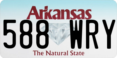 AR license plate 588WRY