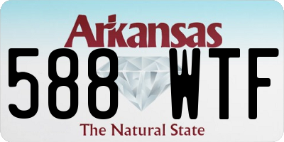 AR license plate 588WTF