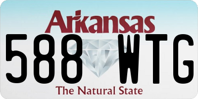 AR license plate 588WTG