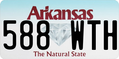 AR license plate 588WTH