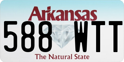 AR license plate 588WTT