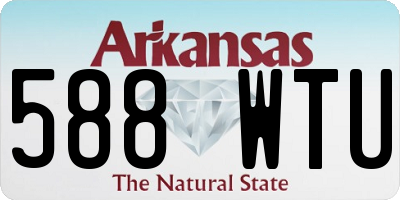AR license plate 588WTU
