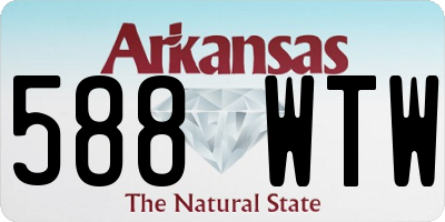 AR license plate 588WTW