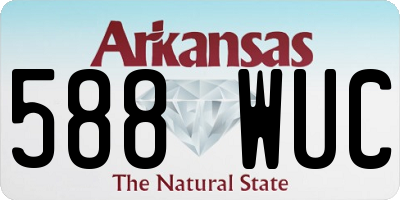 AR license plate 588WUC