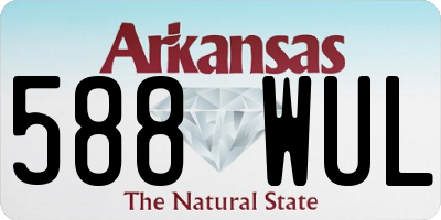 AR license plate 588WUL